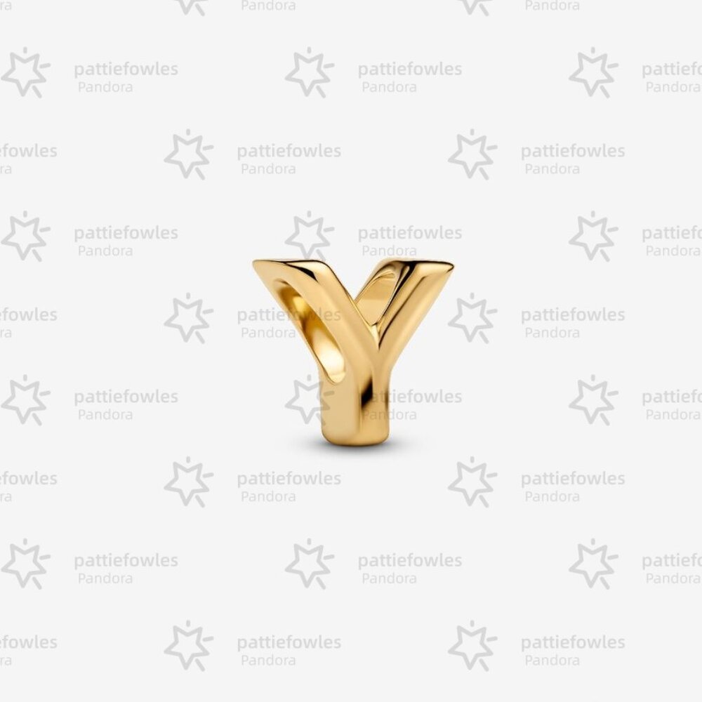 Pandora Letter Y Alphabet Mini Charm|Pendant
